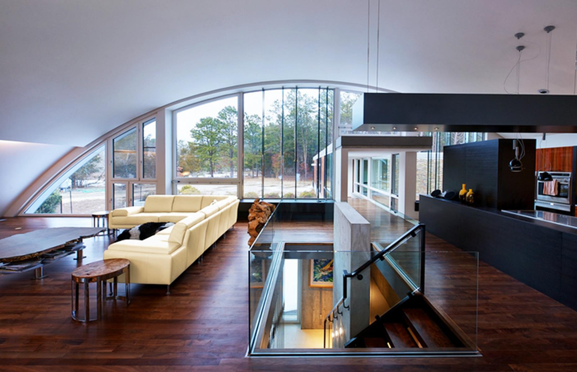 Arc House, New York, USA: You won't believe people live inside these hangar homes